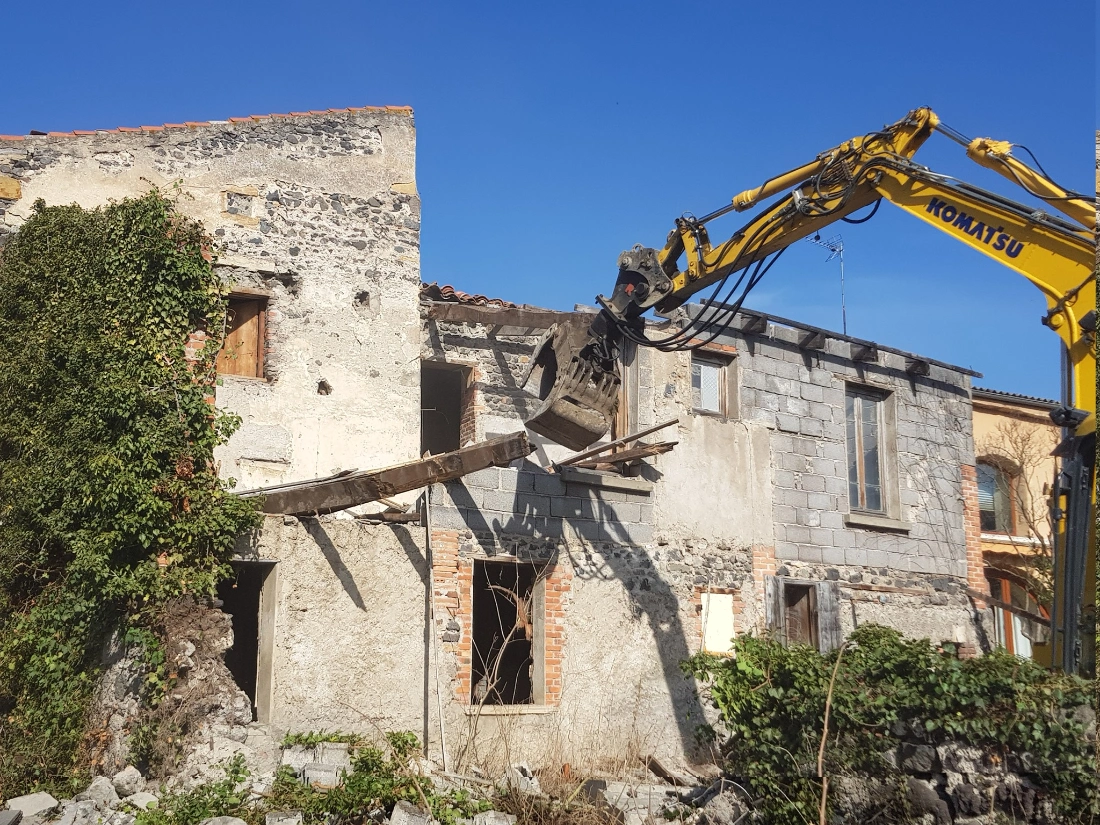 Chantier de démolition